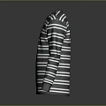 Casual Long Sleeve Striped Round Neck Shirt with Classic Color Pattern