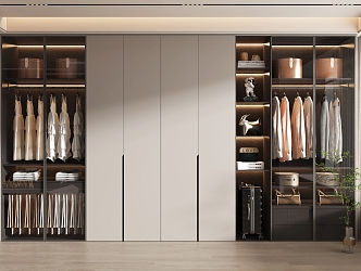 Modern wardrobe 3d model