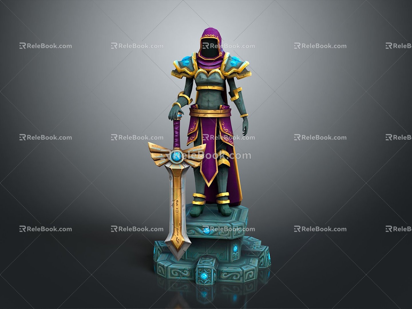 Western Samurai Western Warrior Western Hero Western Warrior Knight Hero Ancient Warrior Paladin 3d model