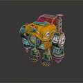Mech Warrior Mech Soldier Machine Battlearm Mechanical Battlearm Machine Fighter Robot 3d model