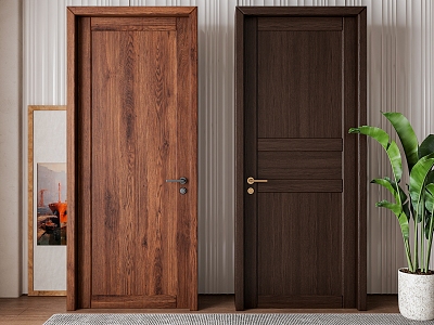 Wind bedroom door model