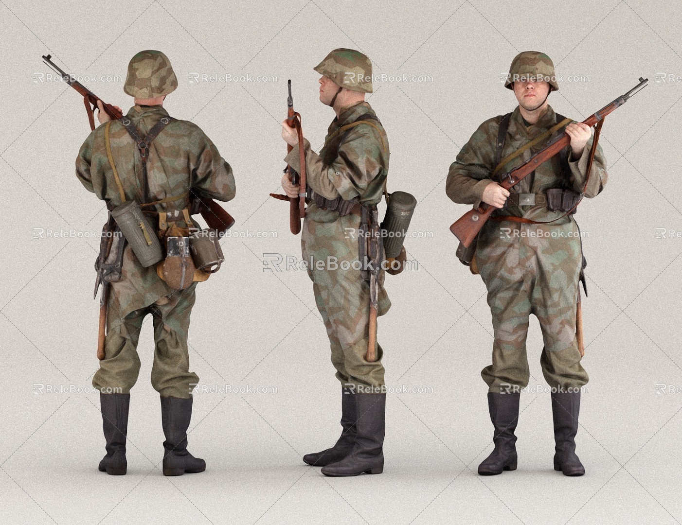 Soldier Troops 3d model