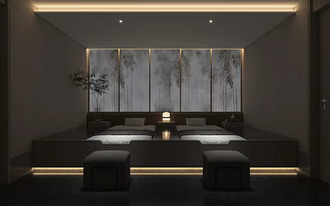 Modern Foot Bath Room Foot Bath Room 3d model