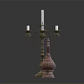 Elegant Vintage Candelabra With Multiple Candle Holders And Classic Decorative Design