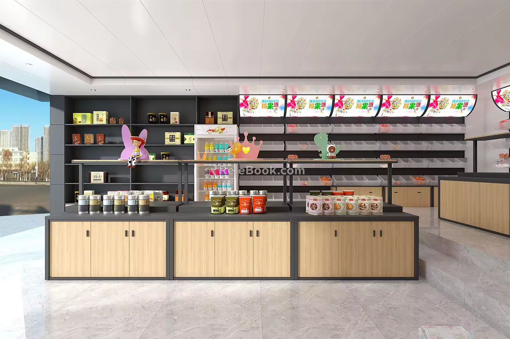 Modern Candy Store 3d model