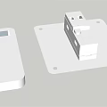 Modern Switch Socket 3d model