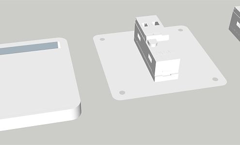 Modern Switch Socket 3d model