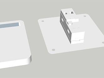 Modern Switch Socket 3d model