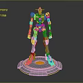 Modern Robot Mech Warrior Mech Soldier Machine Battlearm Mechanical Battlearm 3d model