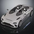 White Convertible Sports Car With Sleek Aerodynamic Design Black Leather Seats And Sporty Wheels
