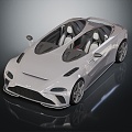 Modern sports car Aston Martin 3d model