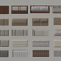 Modern Bed Backrest Bedding Headboard 3d model