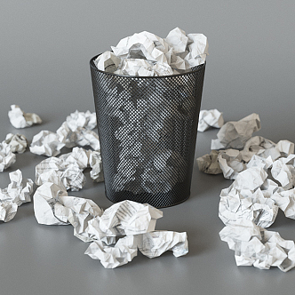 trash can 3d model