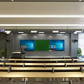 Modern Classroom Recording and Broadcasting Classroom Effect Change 3d model