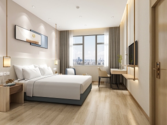 Hotel Rooms Modern Rooms 3d model