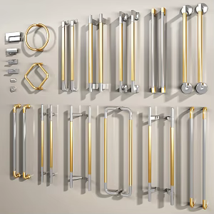Modern door handle door handle door handle 3d model