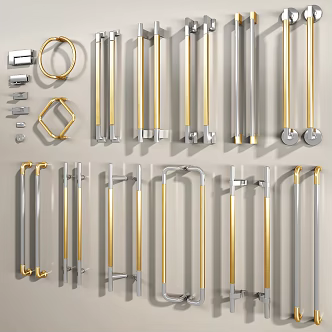 Modern door handle door handle door handle 3d model