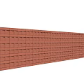 Building Exterior Wall Design With Various Perforated Brick Patterns And Textures 3d model