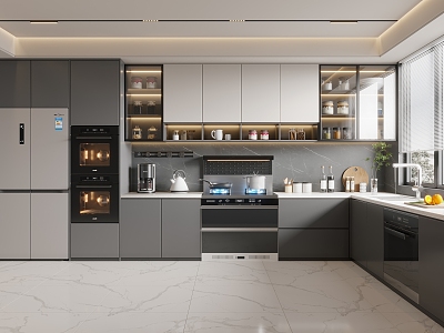 Modern Kitchen 3d model