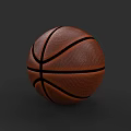 High Quality Leather Basketball With Classic Black Lines And Durable Texture As Essential Sports Equipment