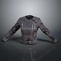 Stylish Black Leather Jacket With Open Front And Zipper Accents For Casual Outfits