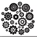 Industrial Equipment Mechanical Gears Assembly System Design With Precision Components