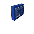 Blue Box Bulletproof Coffee Solid Beverage with Coffee Bean Design