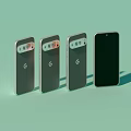 Google Pixel Smartphones Series With Modern Design And Colorful Display Screens