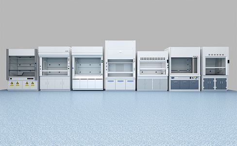 Modern ventilation cabinet 3d model