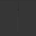 Spear With Long Metal Shaft And Sharp Pointed Tip For Combat Use