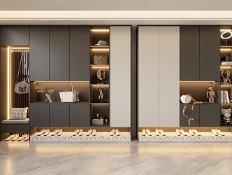 Italian Shoe Cabinet 3d model