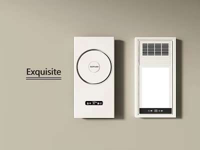 Exquisite Smart Control Panels With Sleek Design And Digital Display Interface 3d model