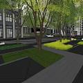 Commercial Landscape Design For Changfang Yuexiangshan With Stone Steps Green Plants And Water Feature
