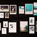 Stylish Decorative Wall Art With Animal Prints Bicycle Nature And Typography Designs