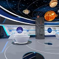 Science and Technology Space Universe Solar System 3d model