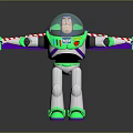 Toy Story Robot Assistant Small Robot Butler Robot Butler Figure 3d model
