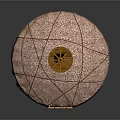 Traditional Dome Shaped Yurt With Fabric Cover Red Straps And Wooden Door Structure