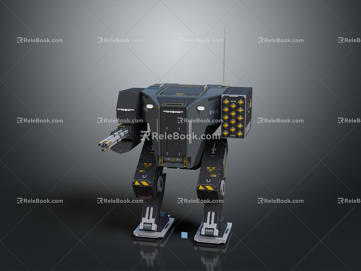 Mech warrior machine battle armor mechanical battle armor machine warrior battle robot game robot 3d model