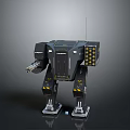 Mech warrior machine battle armor mechanical battle armor machine warrior battle robot game robot 3d model