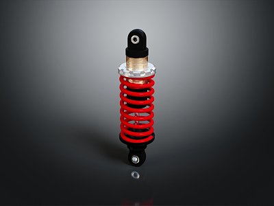 Modern shock absorber buffer spring tool 3d model