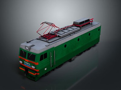 vintage train steam train carriage locomotive head steam carriage train vehicle 3d model