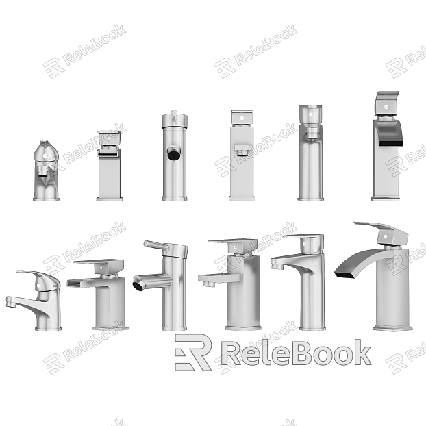 Hardware bathroom sink faucet model