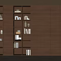 Middle Style Bookcase 3d model