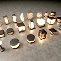 Various Outdoor Lights With Modern Designs Different Shapes And Stylish Woven Patterns