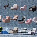 Stylish Modern Accent Chairs With Various Designs And Colorful Upholstery For Living Space