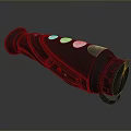 Flashlight flashlight military flashlight lighting tools tactical flashlight charging flashlight 3d model
