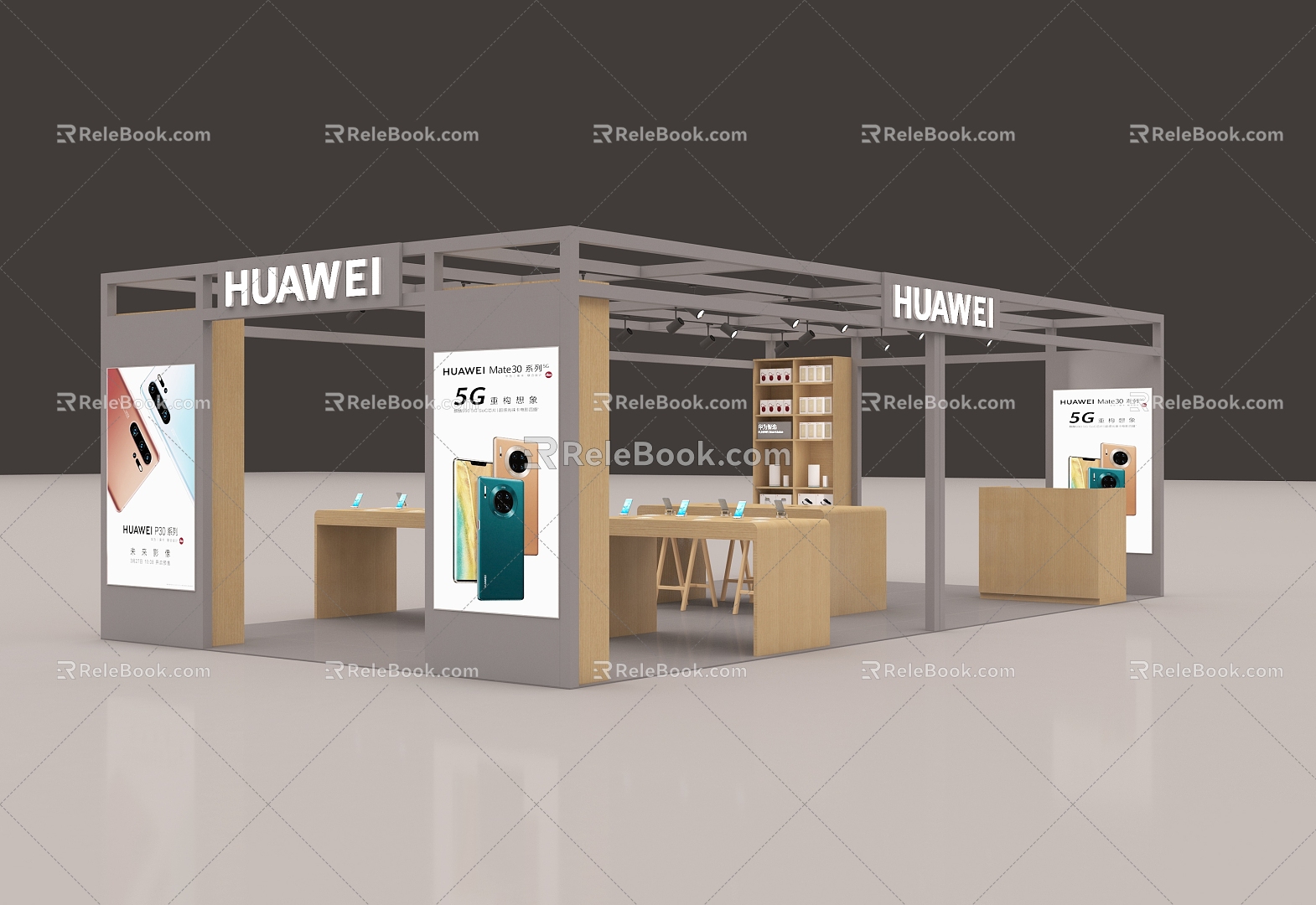 Mobile Phone Store Experience Table Door Accessories Cabinet Fashion Cabinet Display Cabinet Shelf Huawei Apple Xiaomi Mobile model