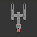 Spaceship Fighting Spaceship Spaceship Aircraft 3d model