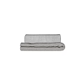 Soft Gray Towels Rolled and Folded for Bathroom Daily Use