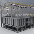 Sewage treatment equipment Production equipment 3d model